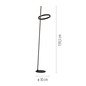 Preview: JUST LIGHT RITUS LED Stehleuchte Warmweiss Dimmbar 19,5W 2-fach schwarz 15397-18