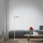 Preview: JUST LIGHT RITUS LED Stehleuchte Warmweiss Dimmbar 19,5W 2-fach stahl 15397-55