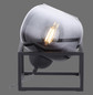 Preview: JUST LIGHT ZEA Tischleuchte E27 max.25W Schwarz/Rauchfarben 15423-18