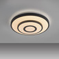 Preview: JUST LIGHT TURANUS LED Deckenleuchte Warmweiss 17W schwarz 15454-18