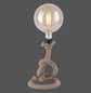 Preview: JUST LIGHT ROPE Tischleuchte E27 max. 15W schwarz 15480-18
