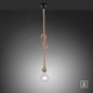 Preview: JUST LIGHT ROPE Pendelleuchte E27 max. 15W schwarz 15481-18