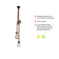 Preview: JUST LIGHT ROPE Pendelleuchte E27 max. 15W 2-fach schwarz 15482-18