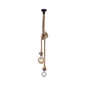 Preview: JUST LIGHT ROPE Pendelleuchte E27 max. 15W 2-fach schwarz 15482-18