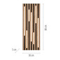 Preview: JUST LIGHT AKUSTIK LED Deckenleuchte Warmweiss 25W Holz-natur 15591-79