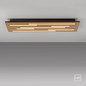 Preview: JUST LIGHT AKUSTIK LED Deckenleuchte Warmweiss 25W Holz-natur 15591-79