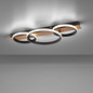Preview: JUST LIGHT TROOPER LED Deckenleuchte Warmweiss 37W Holzdekor 15616-78
