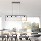Preview: JUST LIGHT FRANKY Pendelleuchte E27 max. 60W 5-fach schwarz 15653-18