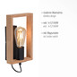 Preview: JUST LIGHT FRANKY Wandleuchte E27 max. 60W schwarz 15654-18