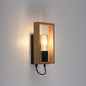 Preview: JUST LIGHT FRANKY Wandleuchte E27 max. 60W schwarz 15654-18