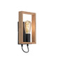 Preview: JUST LIGHT FRANKY Wandleuchte E27 max. 60W schwarz 15654-18