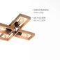 Preview: JUST LIGHT FRANKY Deckenleuchte E27 max. 60W 4-fach schwarz 15656-18