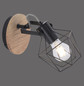 Preview: JUST LIGHT JARO Wandleuchte E27 max. 60W Holz-natur 15671-78