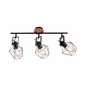 Preview: JUST LIGHT JARO Wand- und Deckenleuchte E27 max. 60W 3-fach Holz-natur 15673-78