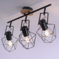 Preview: JUST LIGHT JARO Wand- und Deckenleuchte E27 max. 60W 3-fach Holz-natur 15673-78