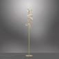 Preview: JUST LIGHT CURLS LED Stehleuchte Warmweiss Dimmbar 22W 2-fach messingmatt 19031-60