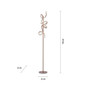 Preview: JUST LIGHT CURLS LED Stehleuchte Warmweiss Dimmbar 22W 2-fach messingmatt 19031-60