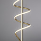 Preview: JUST LIGHT EMANDA LED Stehleuchte Warmweiss Dimmbar 26W schwarz/messing 19110-68