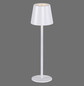 Preview: JUST LIGHT EURIA LED AKKU-Tischleuchte Warmweiss Dimmbar 2,5W weiss IP54 19250-16