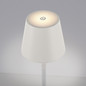 Preview: JUST LIGHT EURIA LED AKKU-Tischleuchte Warmweiss Dimmbar 2,5W weiss IP54 19250-16