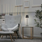 Preview: JUST LIGHT EURIA LED AKKU-Tischleuchte Warmweiss Dimmbar 2,5W schwarz IP54 19250-18