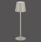 Preview: JUST LIGHT EURIA LED AKKU-Tischleuchte Warmweiss Dimmbar 2,5W greige IP54 19250-40