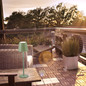 Preview: JUST LIGHT EURIA LED AKKU-Tischleuchte Warmweiss Dimmbar 2,5W grün IP54 19250-43