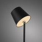 Preview: JUST LIGHT BOTERIA LED AKKU-Tischleuchte Warmweiss Dimmbar 2,5W schwarz IP54 19251-18