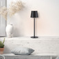 Preview: JUST LIGHT BOTERIA LED AKKU-Tischleuchte Warmweiss Dimmbar 2,5W schwarz IP54 19251-18