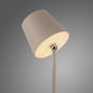 Preview: JUST LIGHT BOTERIA LED AKKU-Tischleuchte Warmweiss Dimmbar 2,5W sand IP54 19251-39