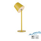 Preview: JUST LIGHT BOTERIA LED AKKU-Tischleuchte Warmweiss Dimmbar 2,5W gelb IP54 19251-81