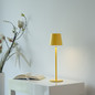 Preview: JUST LIGHT BOTERIA LED AKKU-Tischleuchte Warmweiss Dimmbar 2,5W gelb IP54 19251-81