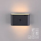 Preview: JUST LIGHT AKKU ZIDDY LED AKKU-Wandleuchte Warmweiss 3W 2-fach schwarz IP44 19475-18