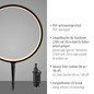 Preview: JUST LIGHT ZIRKULU LED Erdspießleuchte Warmweiss 2,2W schwarz IP65 19510-18