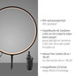 Preview: JUST LIGHT ZIRKULU LED Erdspießleuchte Warmweiss 3,1W schwarz IP65 19511-18