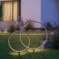 Preview: JUST LIGHT ZIRKULU LED Erdspießleuchte Warmweiss 19,5W 2-fach schwarz IP65 1951X-SET