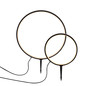 Preview: JUST LIGHT ZIRKULU LED Erdspießleuchte Warmweiss 19,5W 2-fach schwarz IP65 1951X-SET