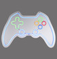 Preview: JUST LIGHT NEON-GAMER LED Neon-LED-Bild blau,grün,rot,orange 6,5W multicolor 85022-70