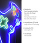 Preview: JUST LIGHT NEON-GAMER LED Neon-LED-Bild blau,grün,rot,orange 6,5W multicolor 85022-70