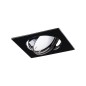Preview: Kanlux Einbauleuchten-Set inklusive Lampe TRIBIS II 3er-Pack LED GU10 Schwarz 3x 23853