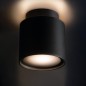 Preview: Kanlux Deckenleuchte SONOR GU10 LED GU10 Schwarz 24362