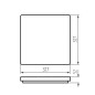 Preview: Kanlux LED- Deckenleuchte VARSO LED Weiß IP54 26449