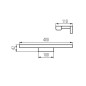 Preview: Kanlux LED-Wandleuchte ASTEN LED IP44 Weiß IP44 26686