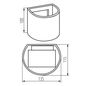 Preview: Kanlux LED REKA 28991 Fassadenleuchte 7W Neutralweiss 4000K grau