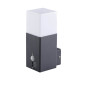 Preview: Kanlux VADRA 29011 Gartenleuchte Sensor max. 11W E27 anthrazit