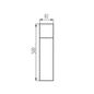 Preview: Kanlux VADRA 29012 Gartenleuchte max. 11W E27 anthrazit
