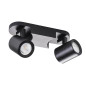 Preview: Kanlux LAURIN 29123 Wand-Deckenleuchte 2x max. 35W GU10 schwarz