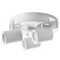 Preview: Kanlux LAURIN 29126 Wand-Deckenleuchte 3x max. 35W GU10 weiss