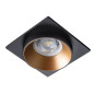 Preview: Kanlux SIMEN 29134 Einbau Downlight max. 35W GX5,3/GU10 schwarz/Gold/schwarz