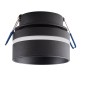 Preview: Kanlux Einbau-Downlight, Einbauleuchte GOVIK Gx5,3/GU10 Schwarz 29237